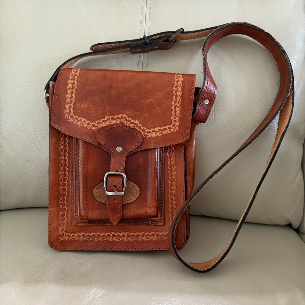 Handcrafted Leather Crossbody Bag